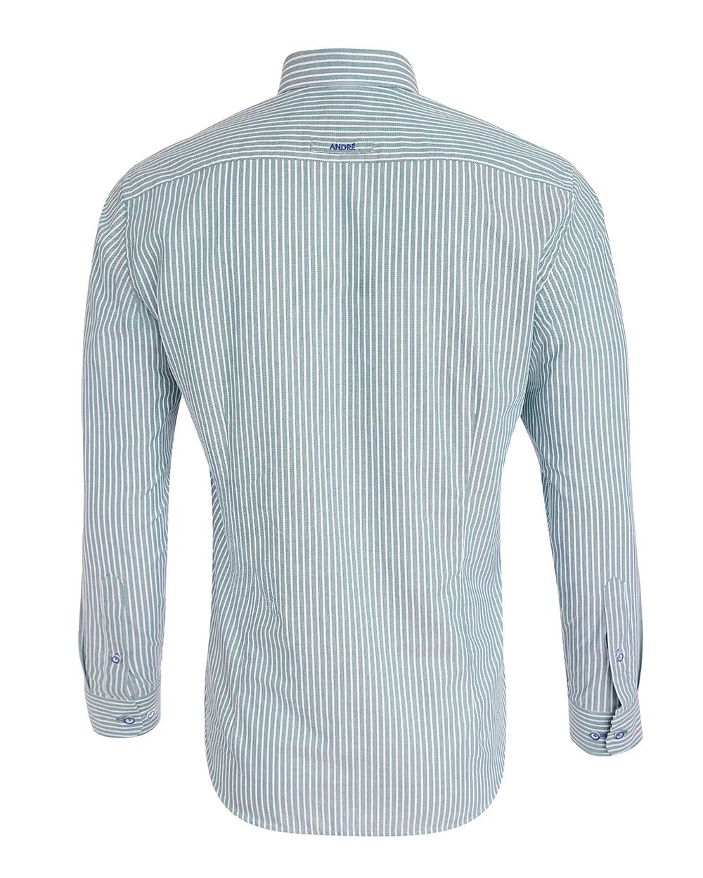 André Cahill Stripe Shirt – Green