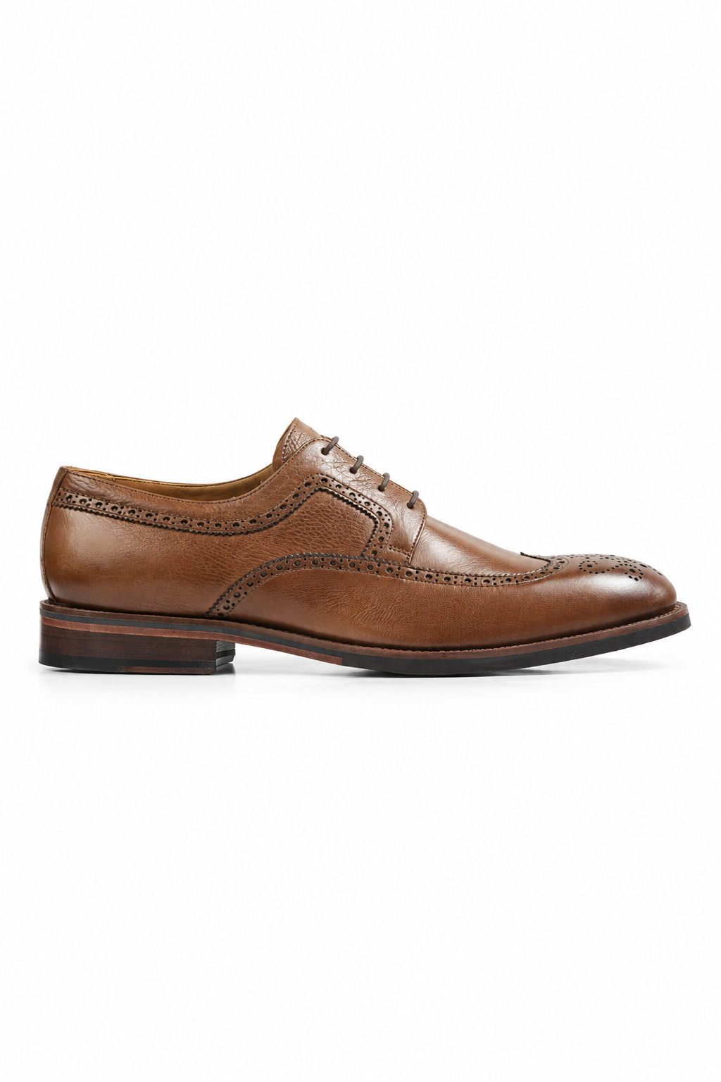 Anatomic Sandro Leather Brogue Shoe - Cervo Whisky
