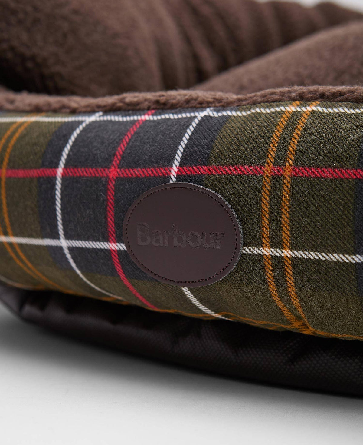 Barbour Snuggle Dog Bed 30" - Classic Tartan