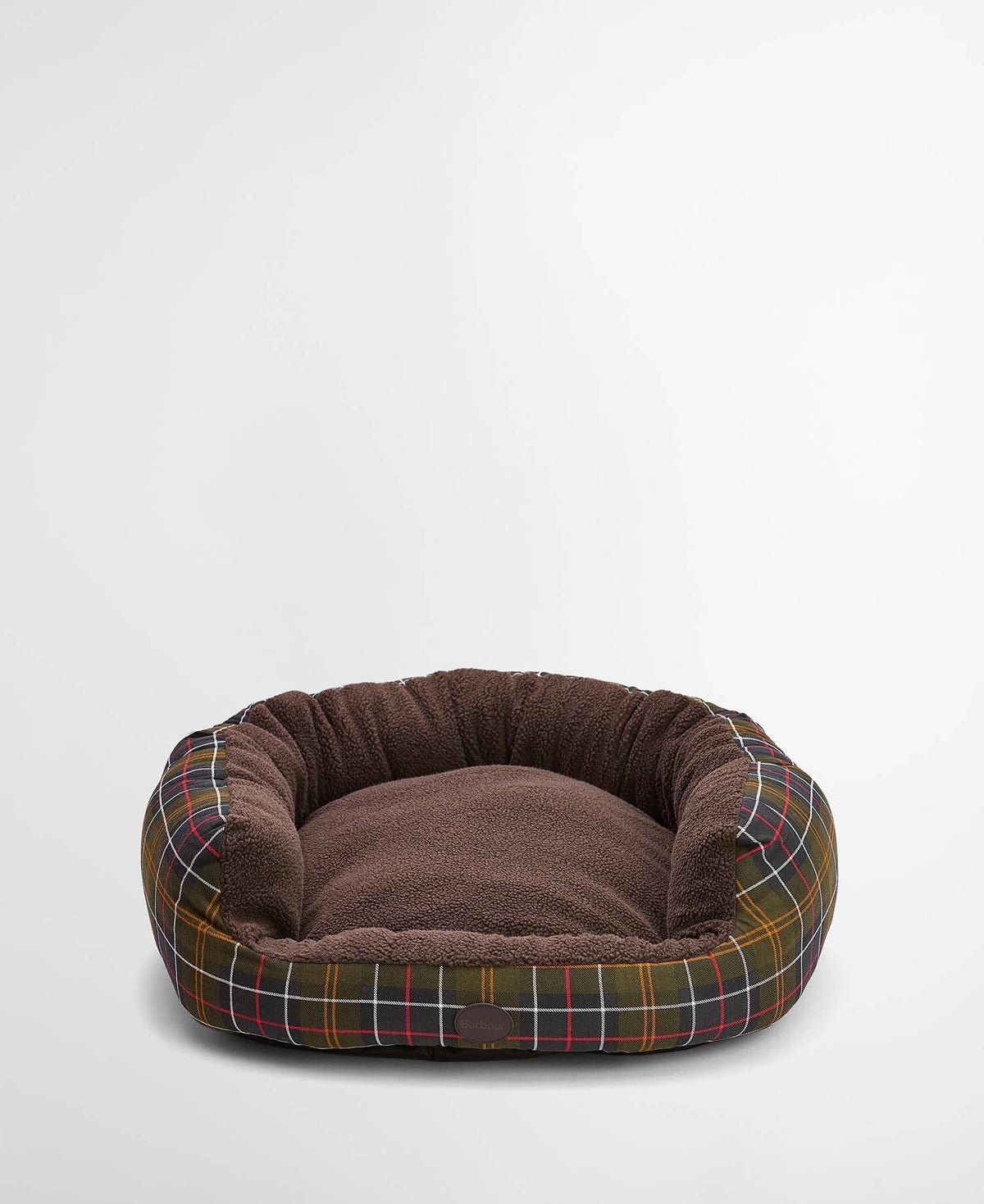 Barbour Snuggle Dog Bed 35" - Classic Tartan