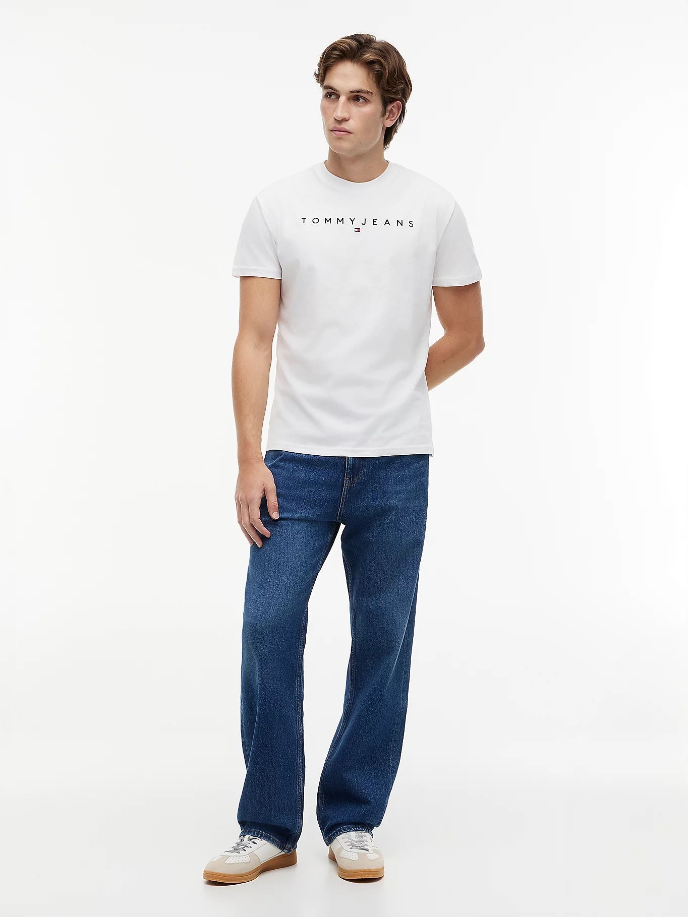 Toommy Hilfiger Linear Logo Embroidery Jersey T-Shirt