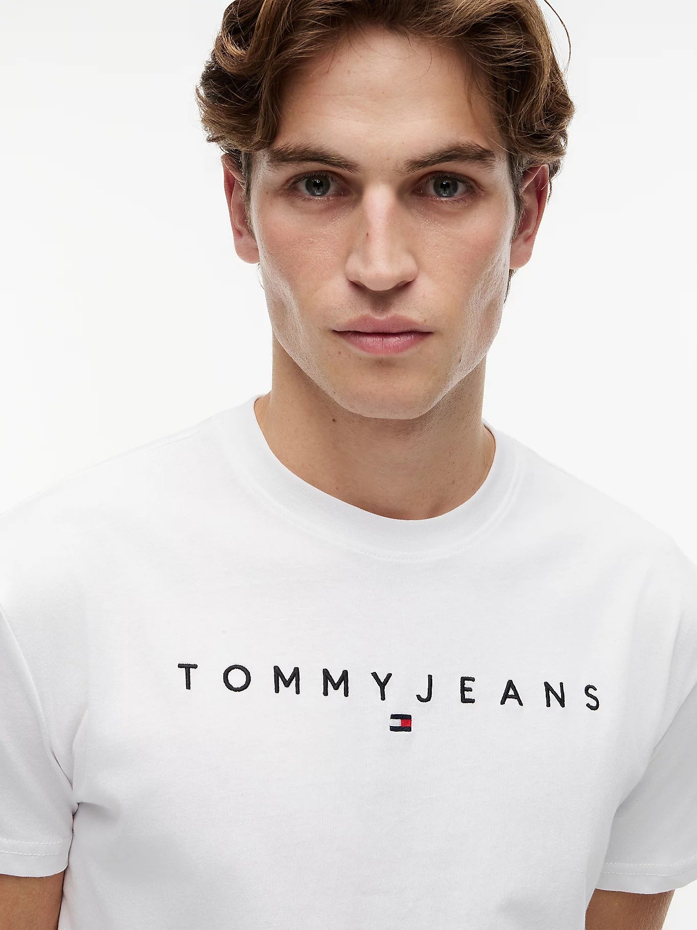 Toommy Hilfiger Linear Logo Embroidery Jersey T-Shirt