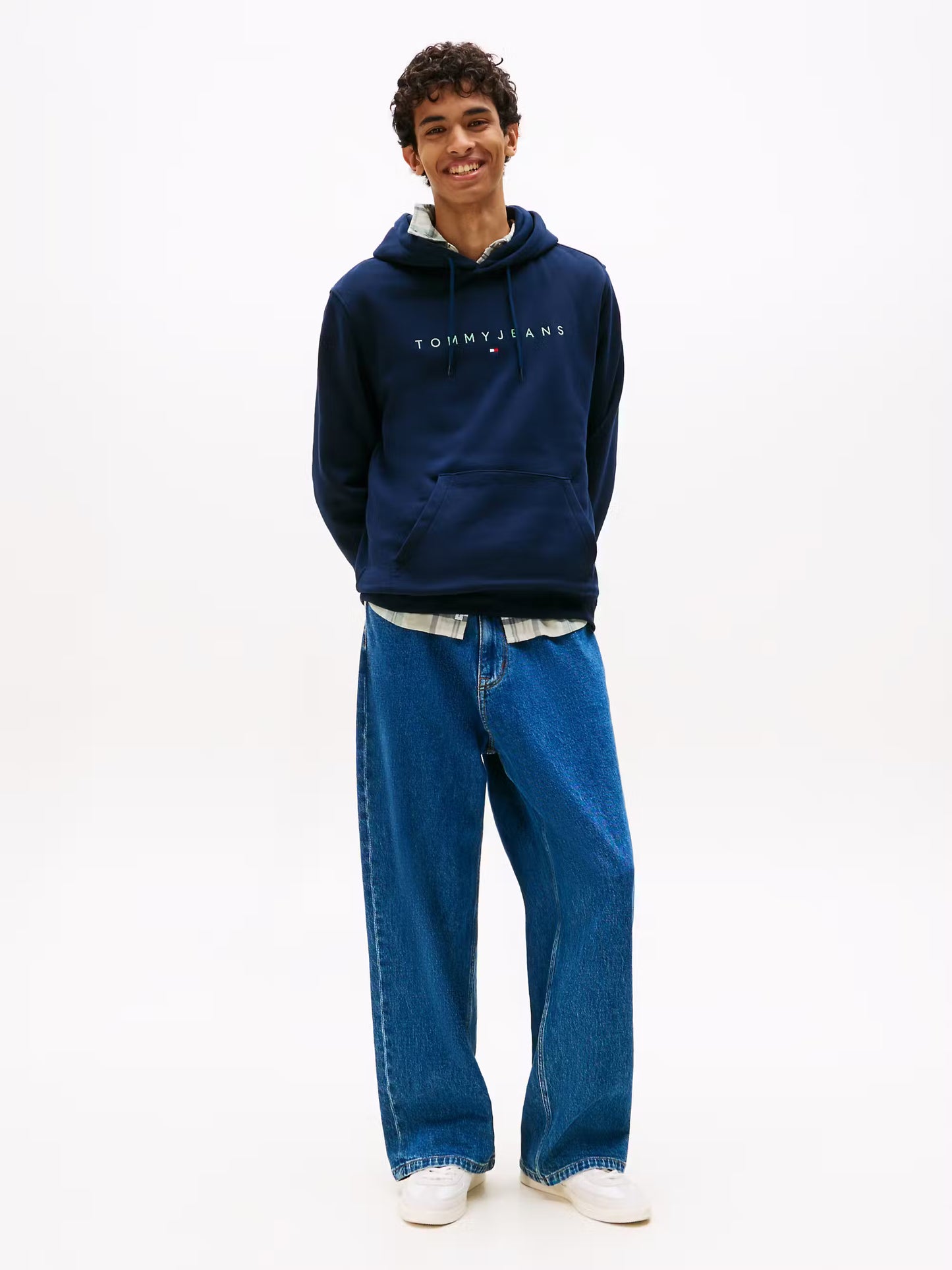 Regular Fit Linear Hoodie