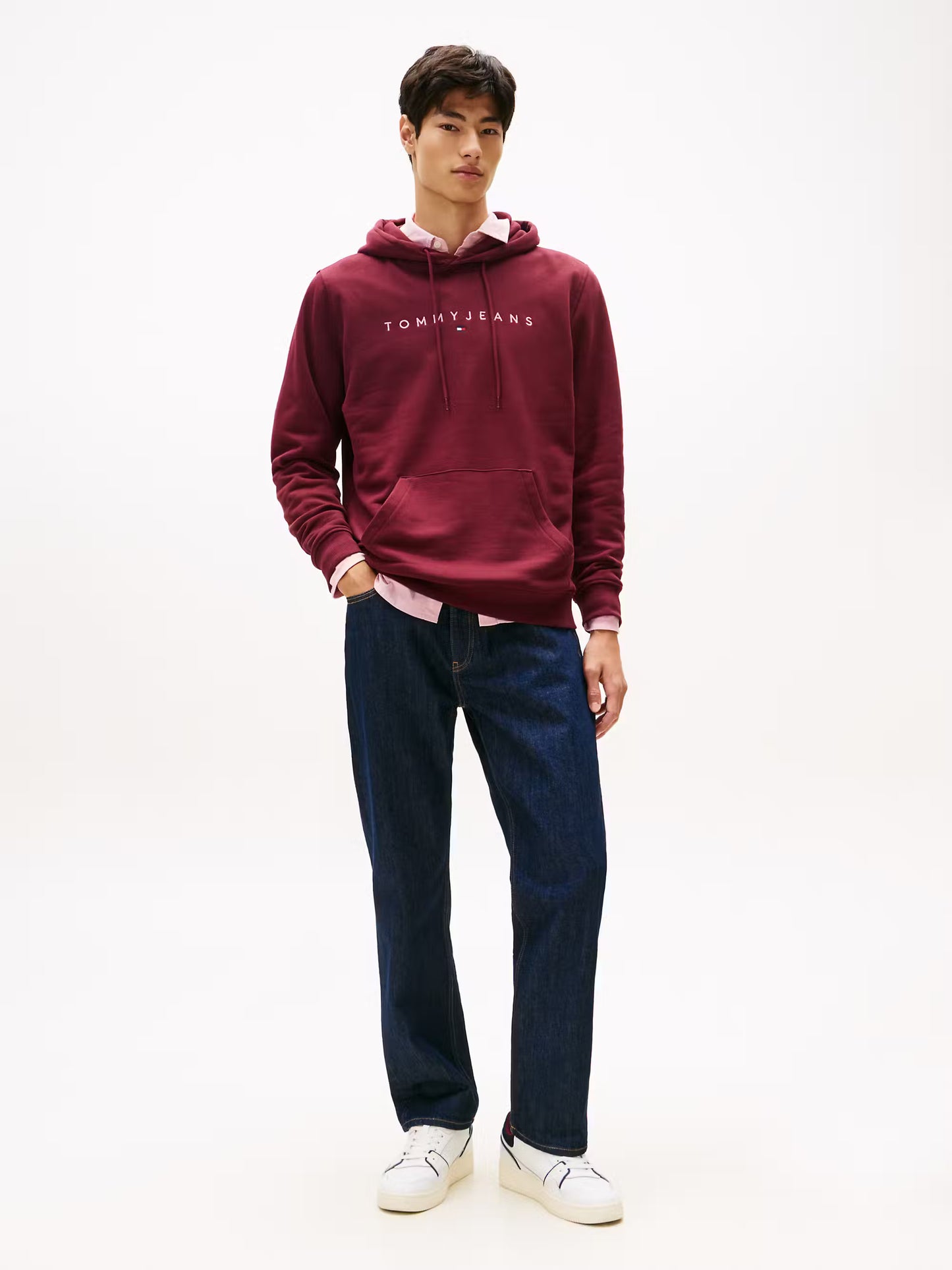 Regular Fit Linear Hoodie