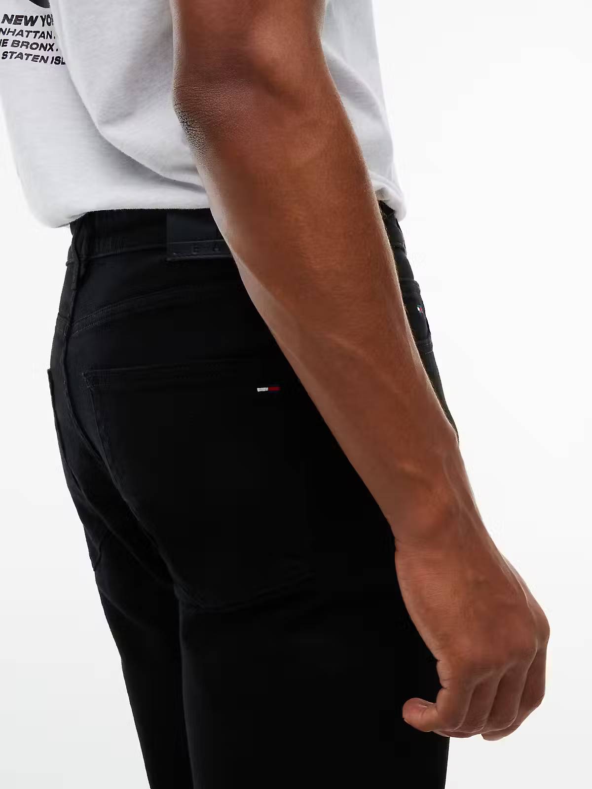 Tommy Jeans Ryan Slim Straight Jeans – Black