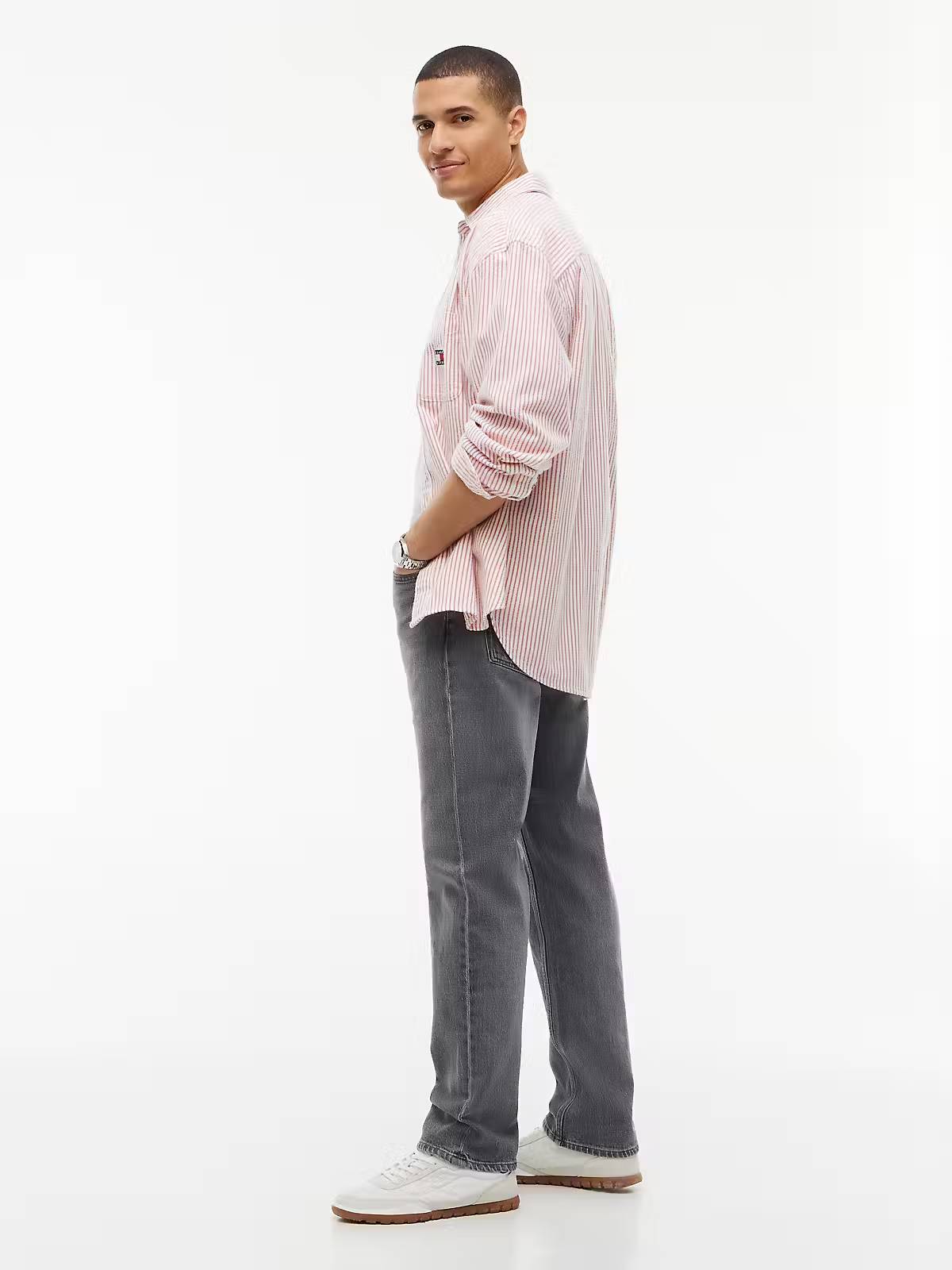 Tommy Jeans Ryan Slim Straight Jeans – Grey Denim