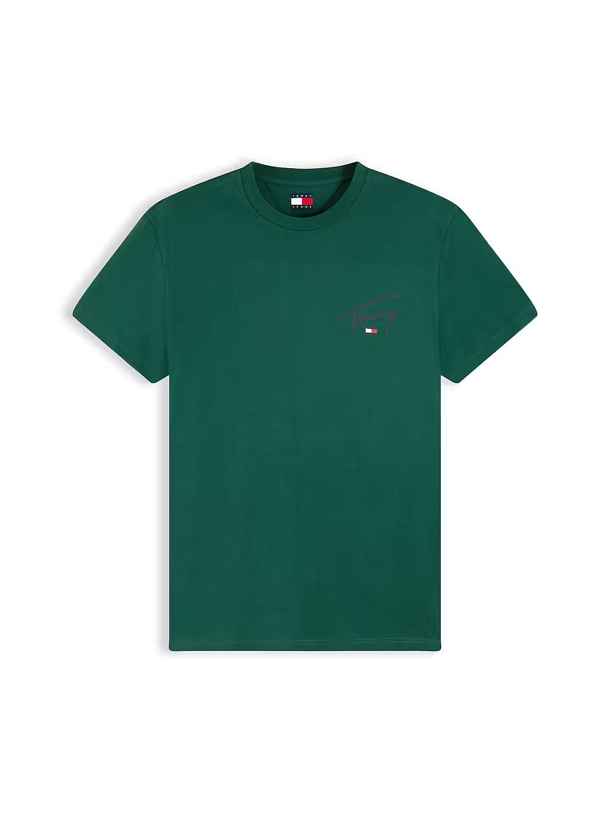 Tommy Jeans Signature Chest T-Shirt – Velvet Green