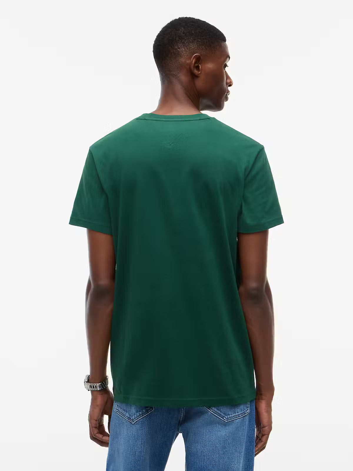 Tommy Jeans Signature Chest T-Shirt – Velvet Green