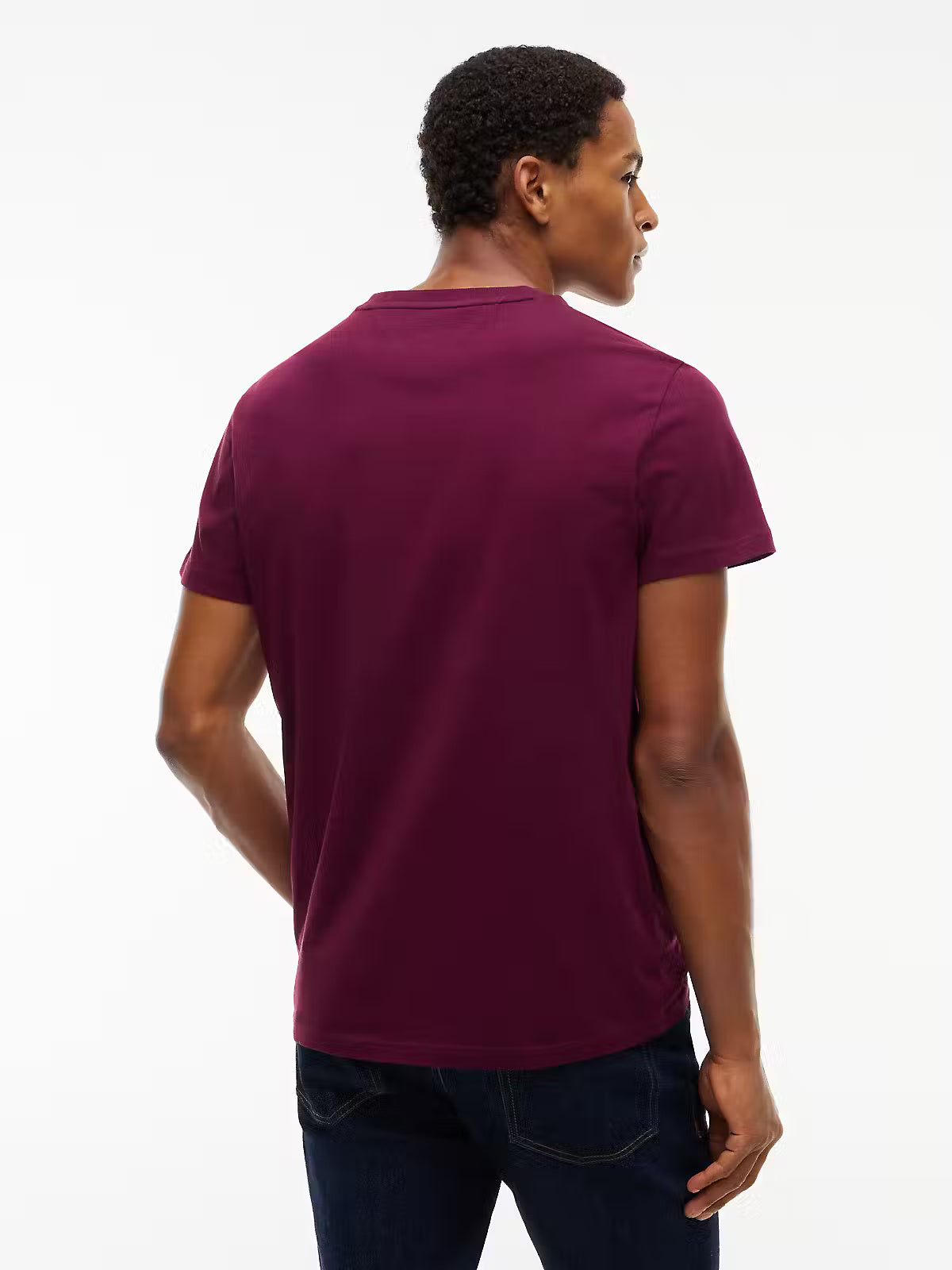 Tommy Jeans Signature Chest T-Shirt – Berry