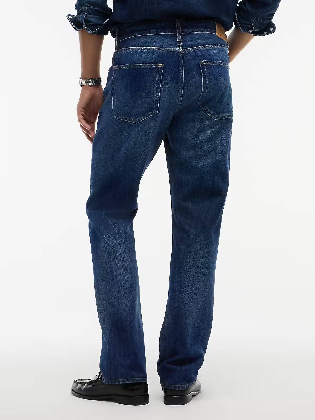 Tommy Jeans Ryan Slim Straight Jeans – Dark Blue Denim