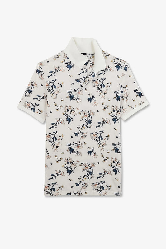 Eden Park Polo Shirt Exclusive Floral Print