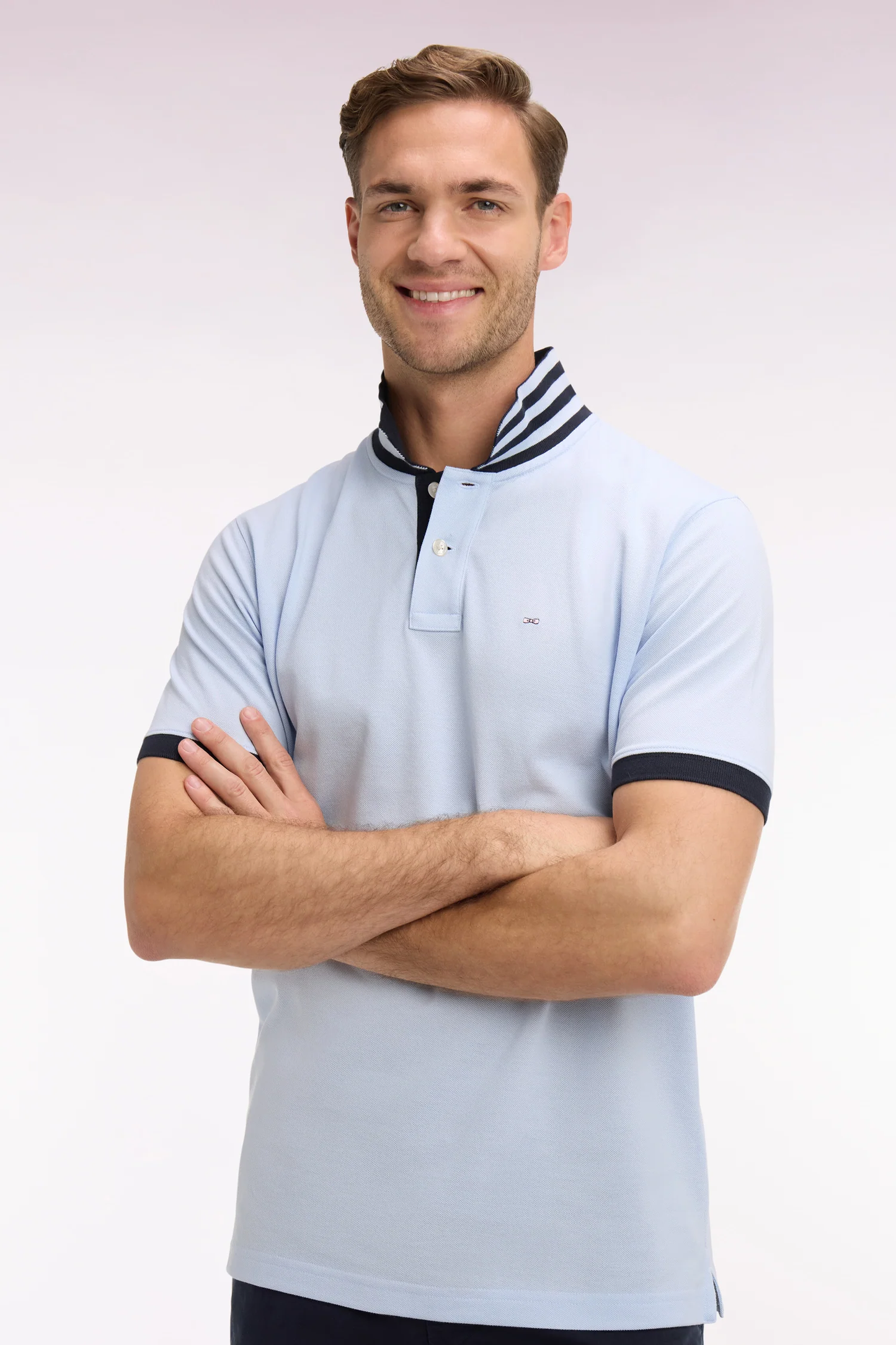 Eden Park slim fit cotton piqué polo