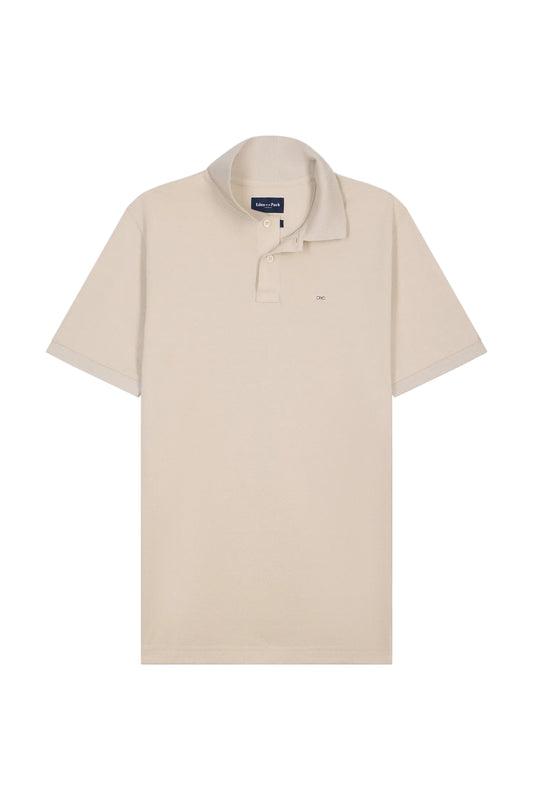 Eden Park Short-sleeved polo shirt in cotton with a regular fit