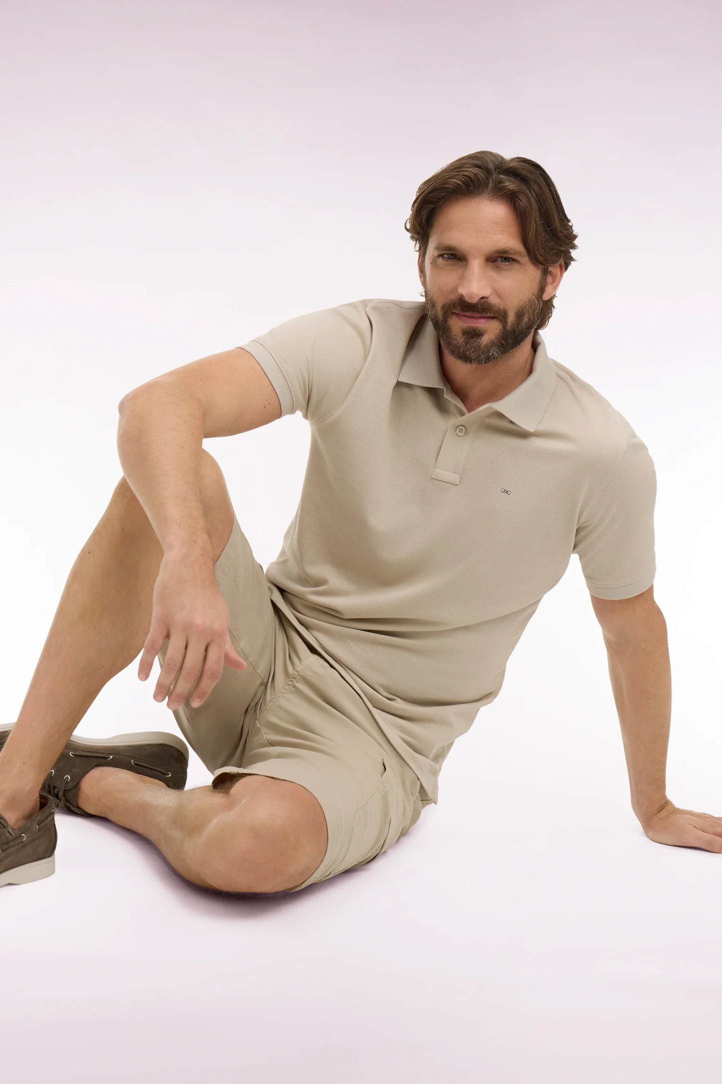 Eden Park Short-sleeved polo shirt in cotton with a regular fit
