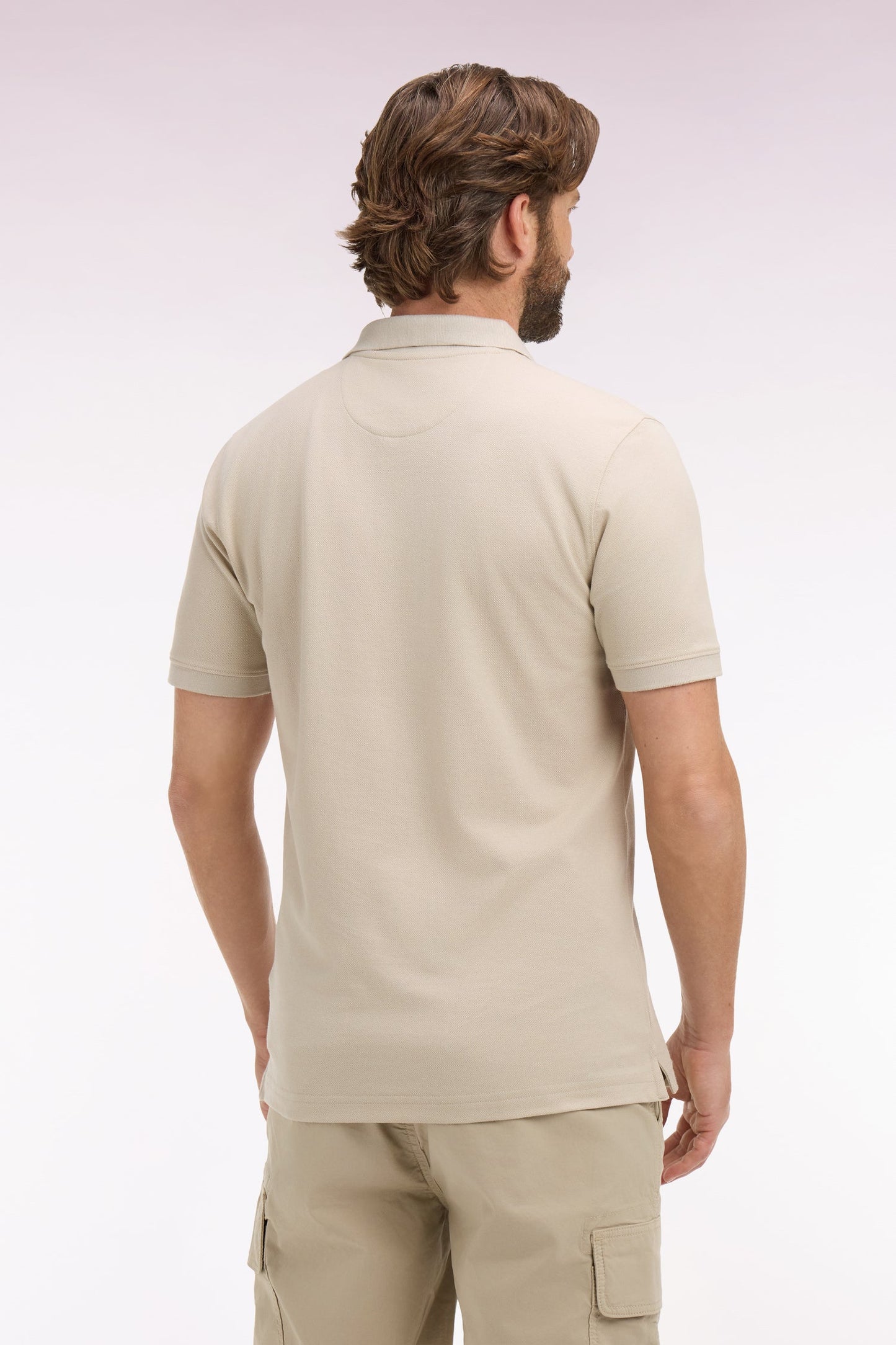 Eden Park Short-sleeved polo shirt in cotton with a regular fit