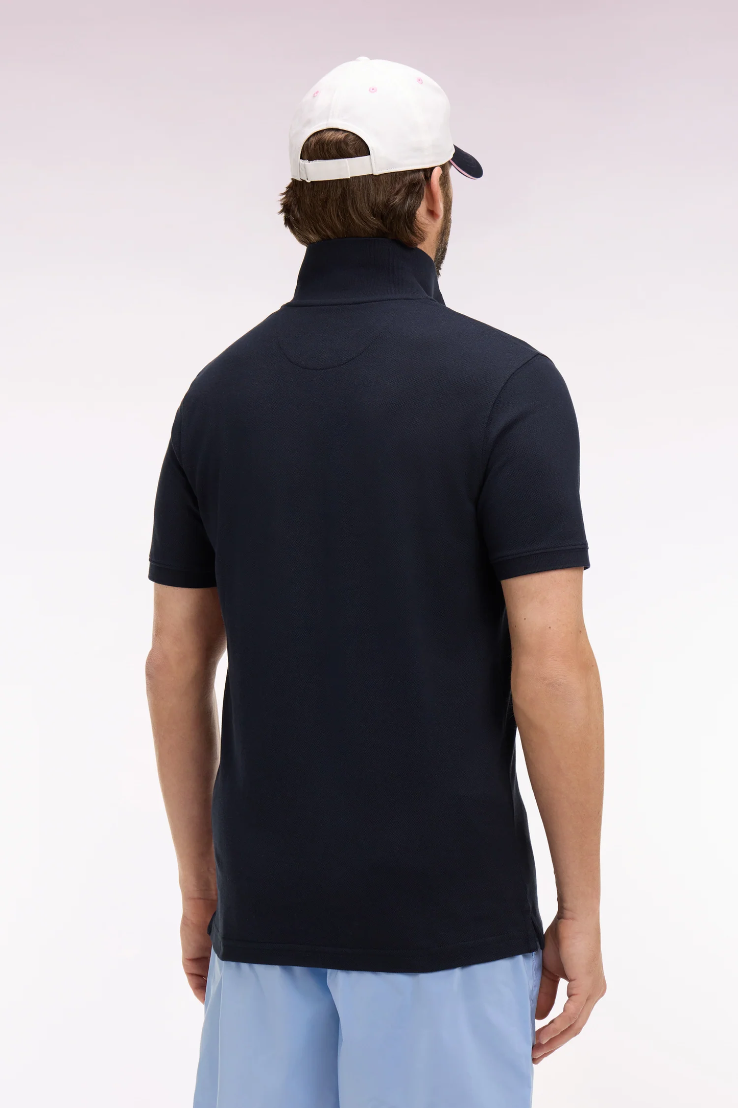 Eden Park Short-sleeved polo shirt in cotton with a regular fit