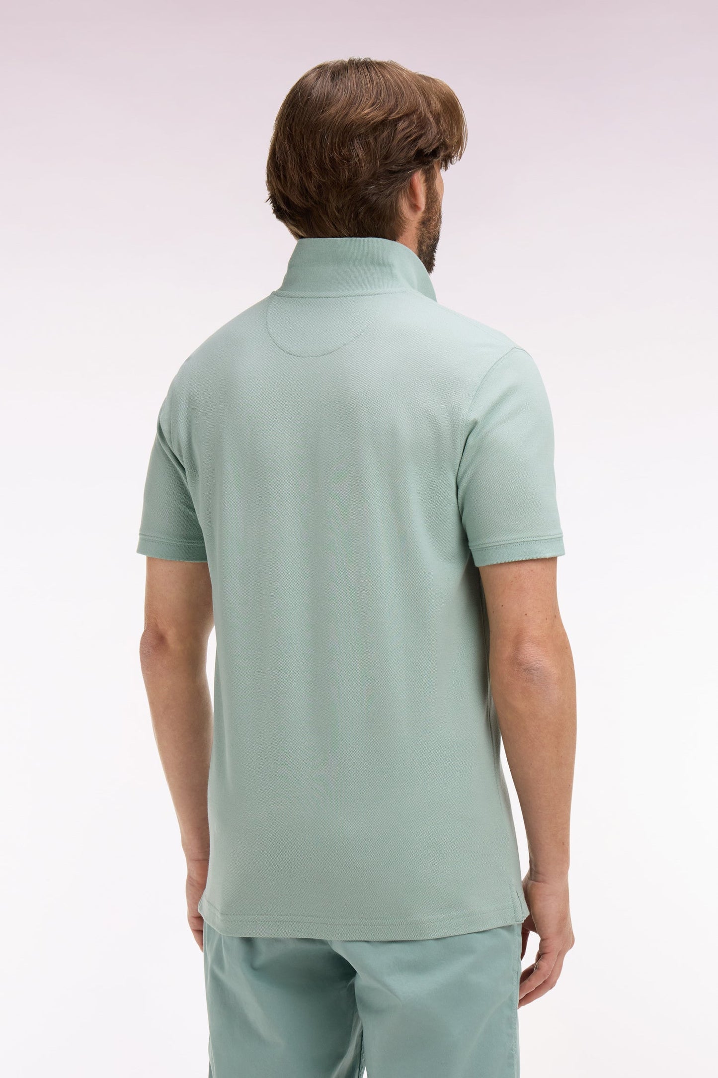 Eden Park Short-sleeved polo shirt in cotton with a regular fit