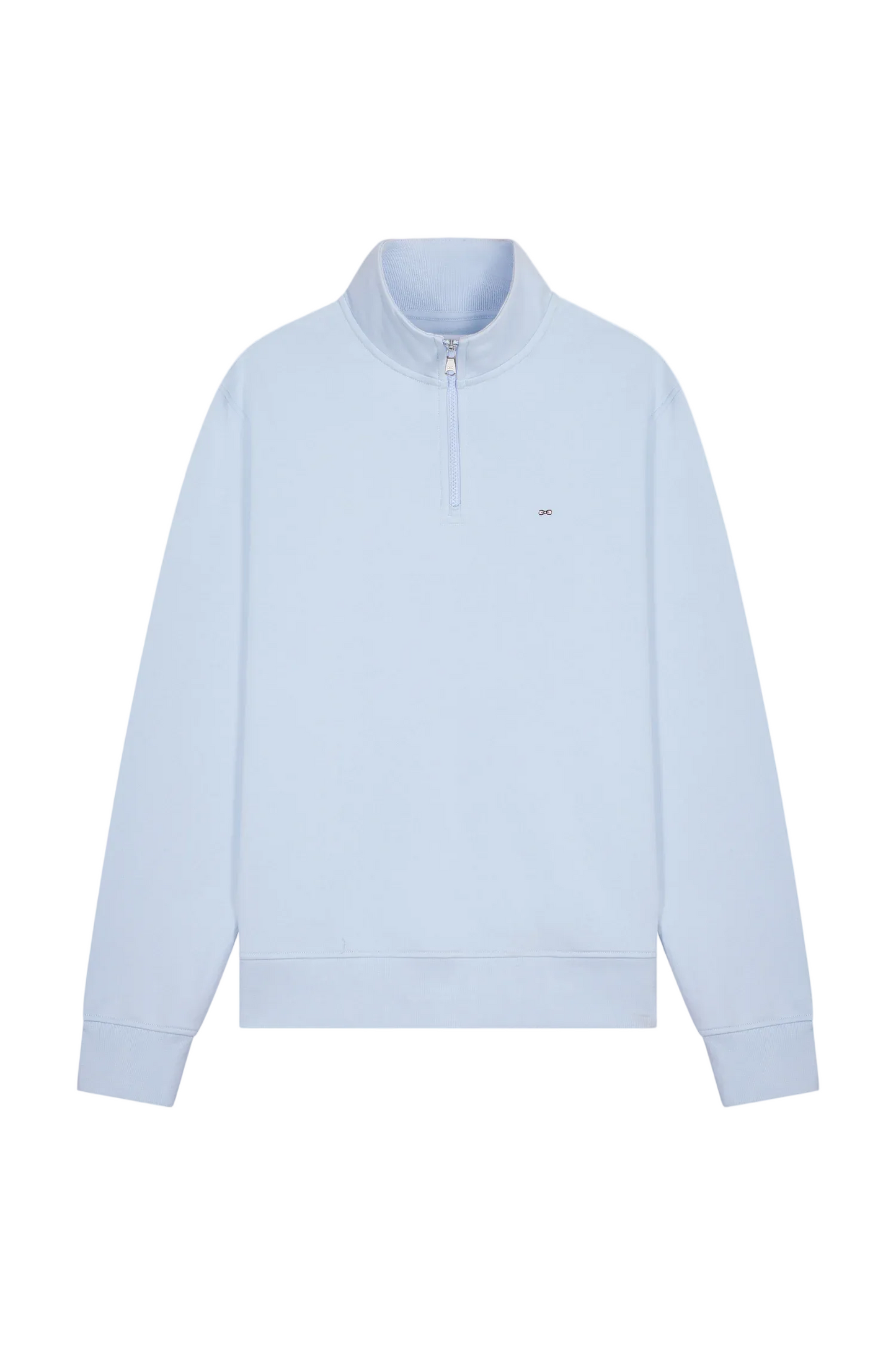 Eden Park cotton fleece trucker collar zip sweatshirt