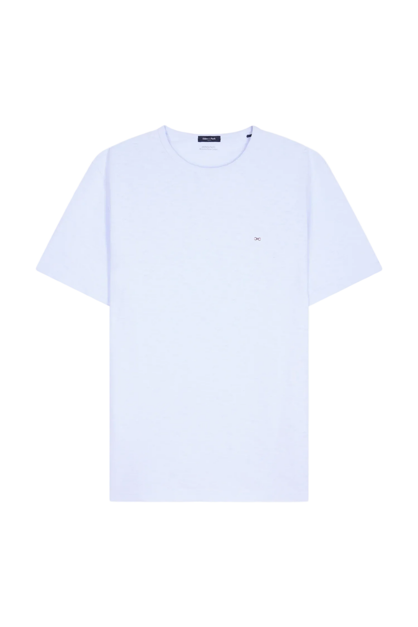Eden Park Short-sleeved slub cotton jersey t-shirt with regular fit