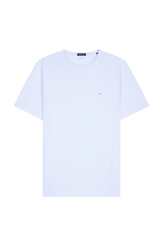 Eden Park Short-sleeved slub cotton jersey t-shirt with regular fit