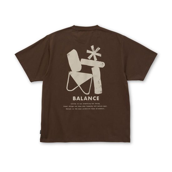 Snow Peak Elemental Balance T-Shirt - Brown