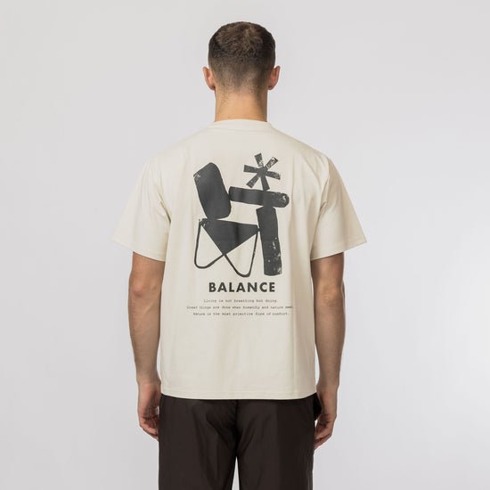 Snow Peak Elemental Balance T-Shirt - Ivory