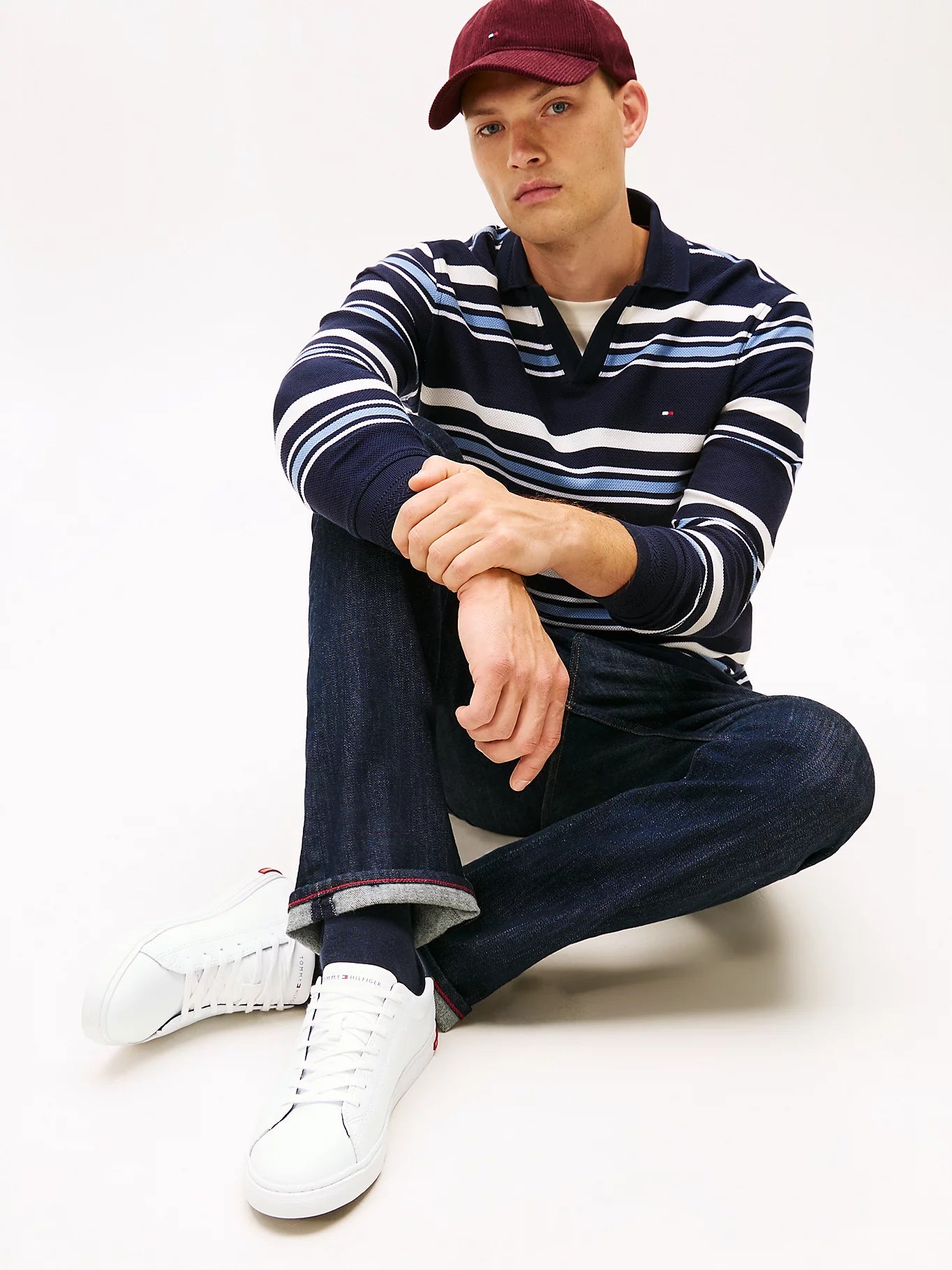 Tommy Hilfiger Essential Leather Vulcanised Trainers