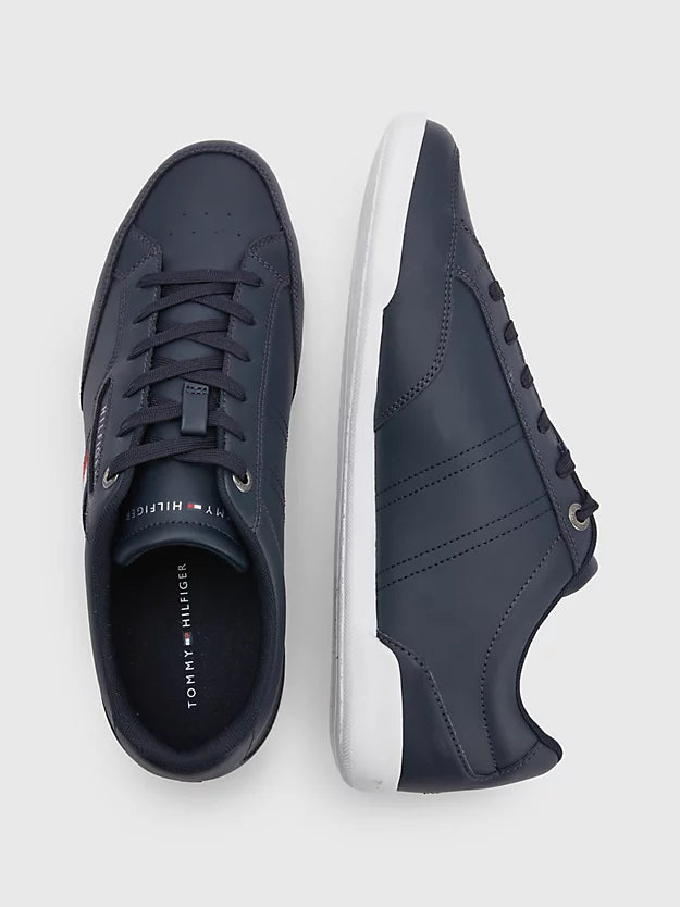 Tommy Hilfiger Classic Webbing Leather Cupsole Trainers
