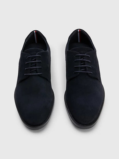 Tommy Hilfiger Signature Heel Suede Lace-up Shoes
