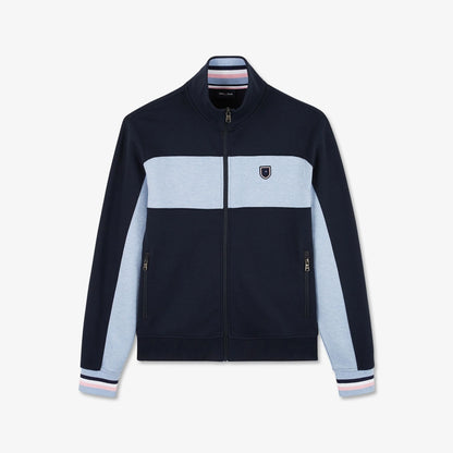 Eden Park Colourblock Zipped Sweatshirt
