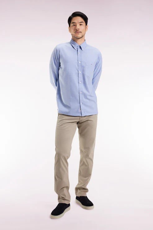 Pleatless Chino Pants