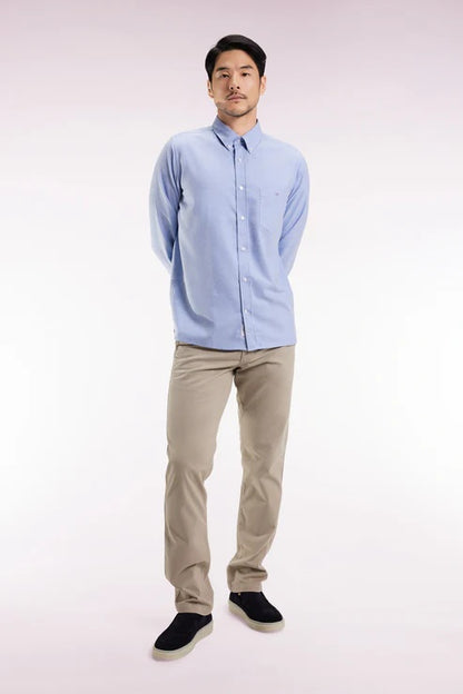 Pleatless Chino Pants