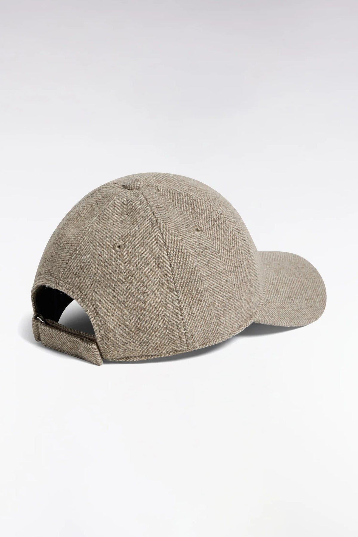 Eden Park Herringbone Wool Blend Cap – Beige