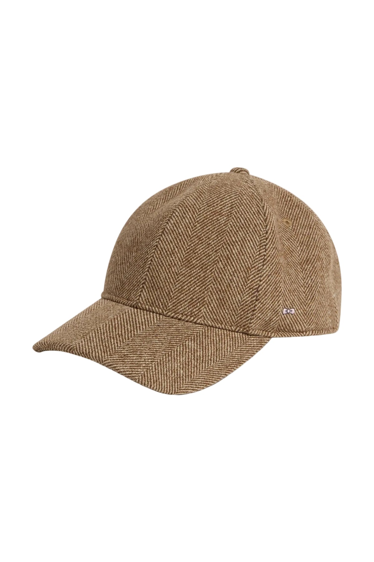 Eden Park Herringbone Wool Cap – Brown