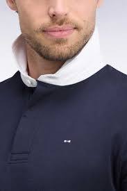 Eden Park Long Sleeve Pima Cotton Rugby Shirt - Navy