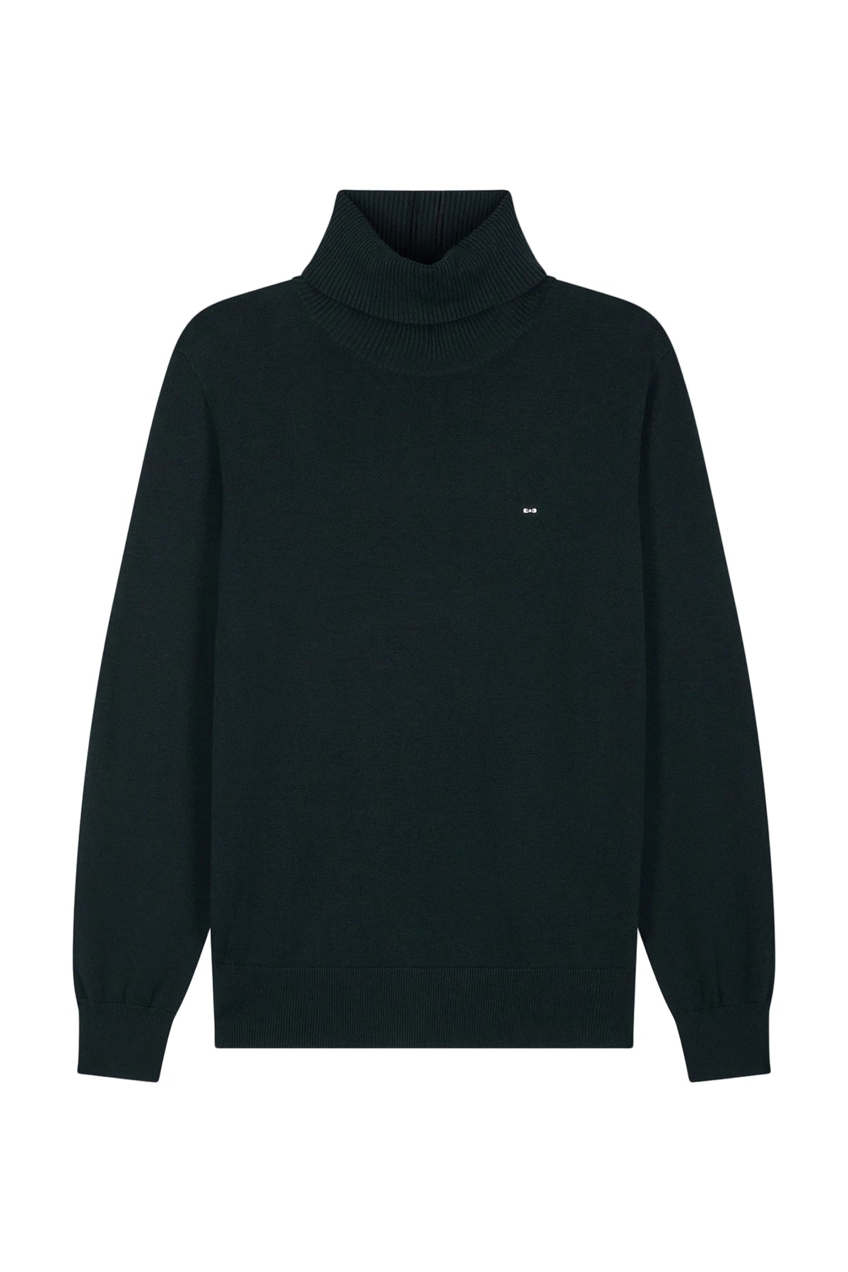 Eden Park Cotton Roll-Neck Sweater – Navy