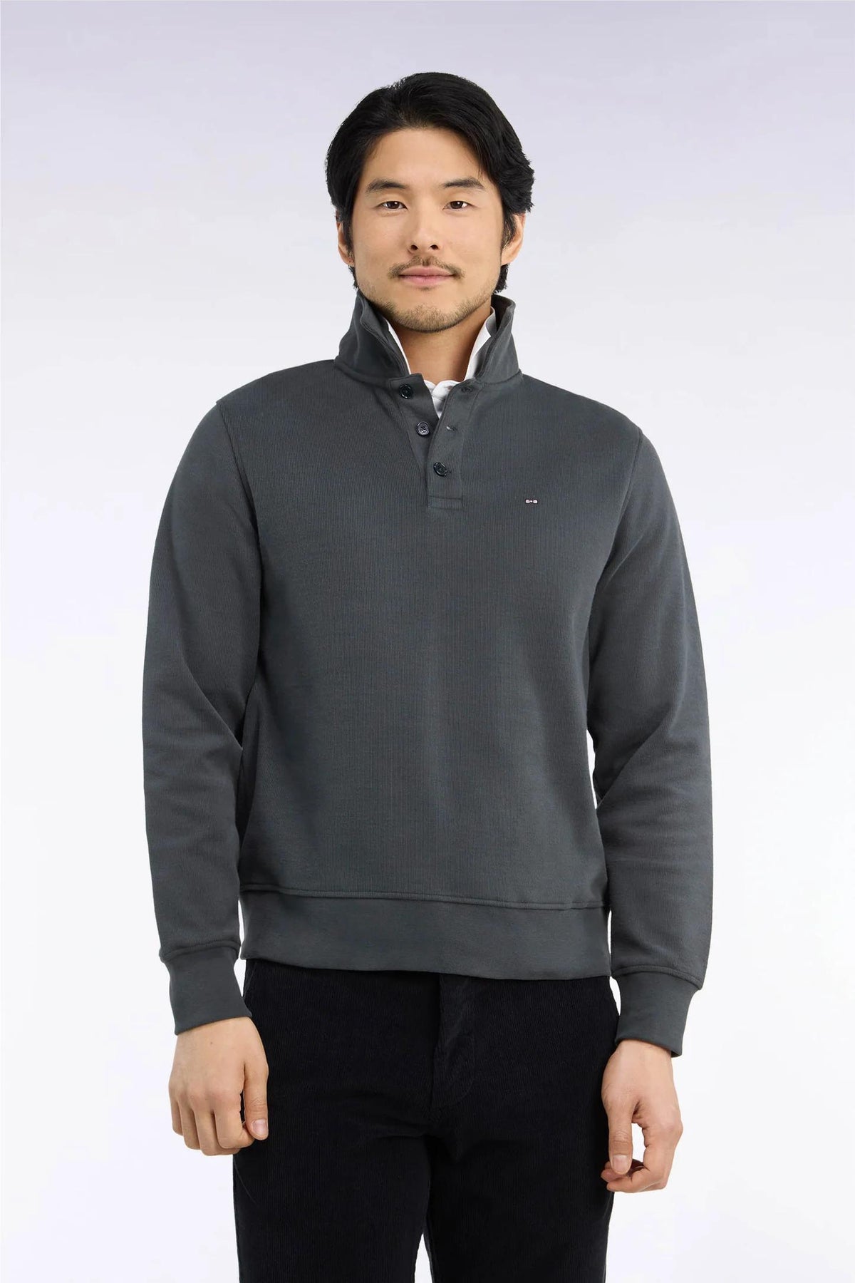 Eden Park Cotton Rugby Shirt - Khaki