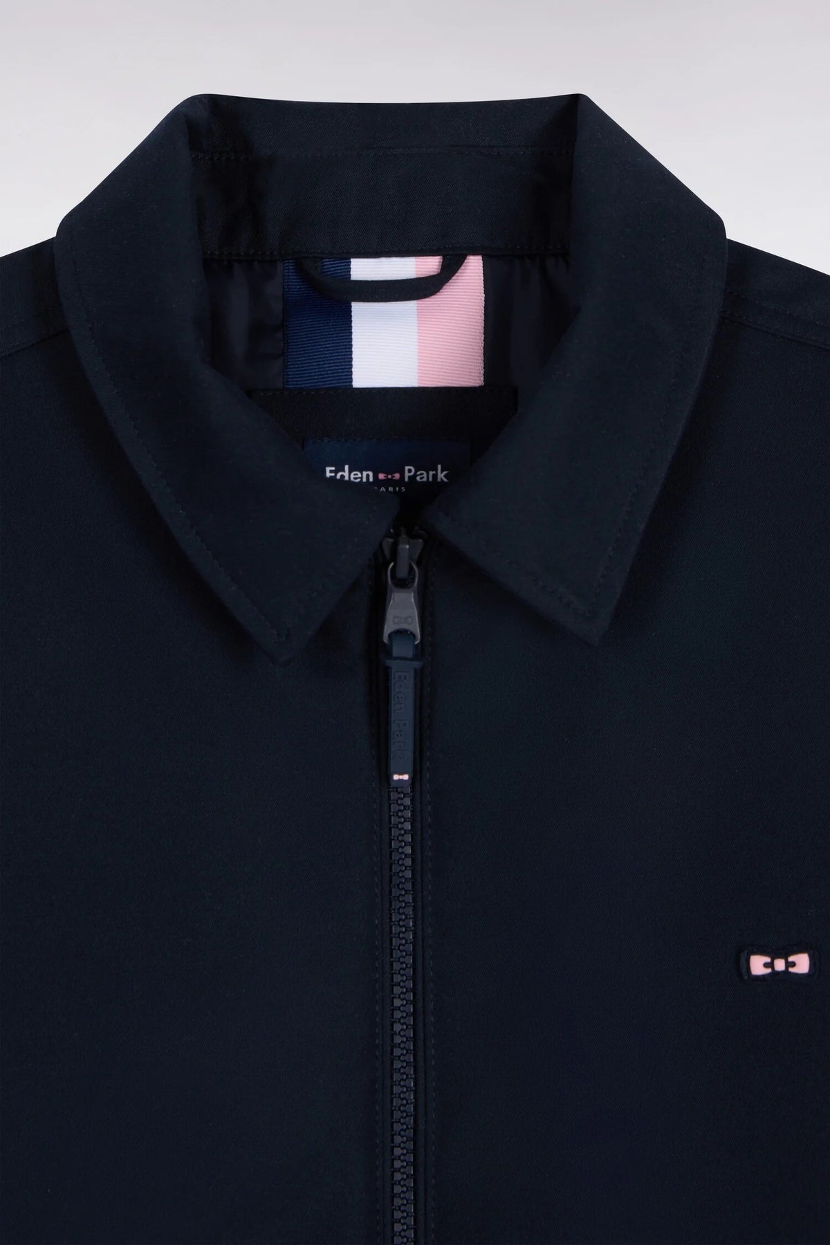Eden Park Straight-Cut Nylon Blouson Jacket – Navy