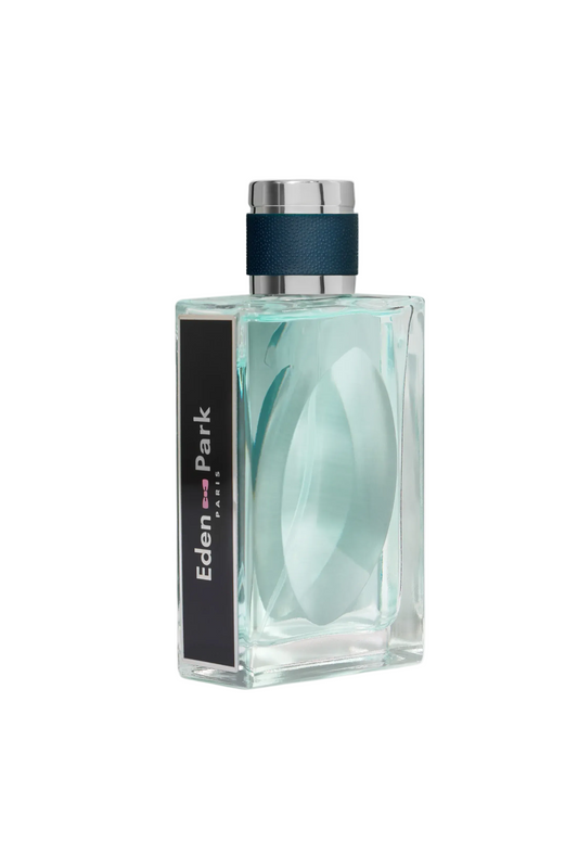 Eden Park perfume bottle on a light gray background