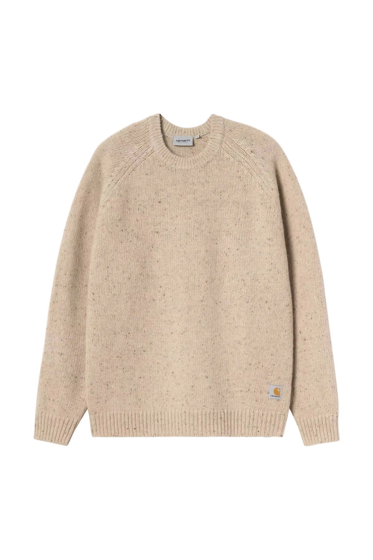 Carhartt WIP Anglistic Sweater – Speckled Fleur de Sel