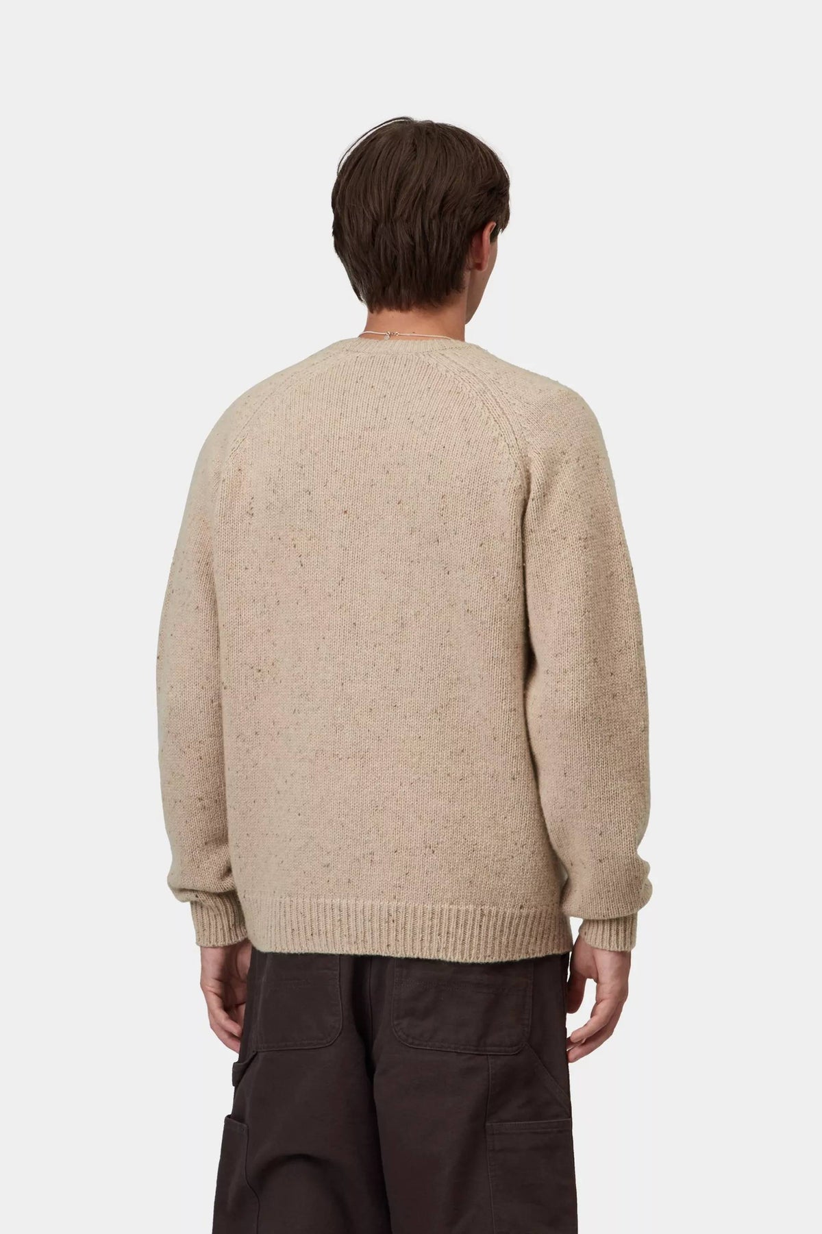 Carhartt WIP Anglistic Sweater – Speckled Fleur de Sel