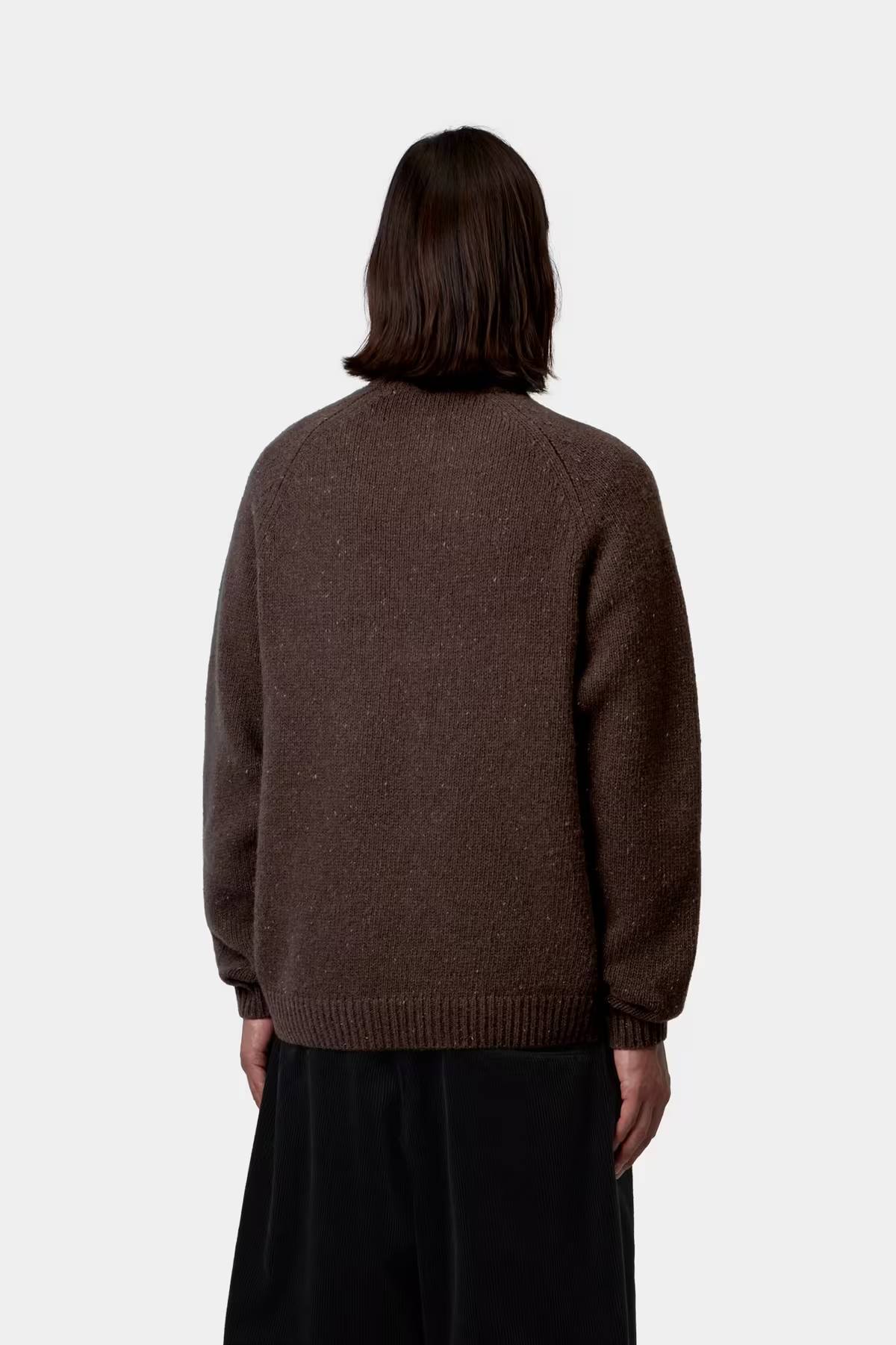 Carhartt WIP Anglistic Sweater – Speckled Tobacco