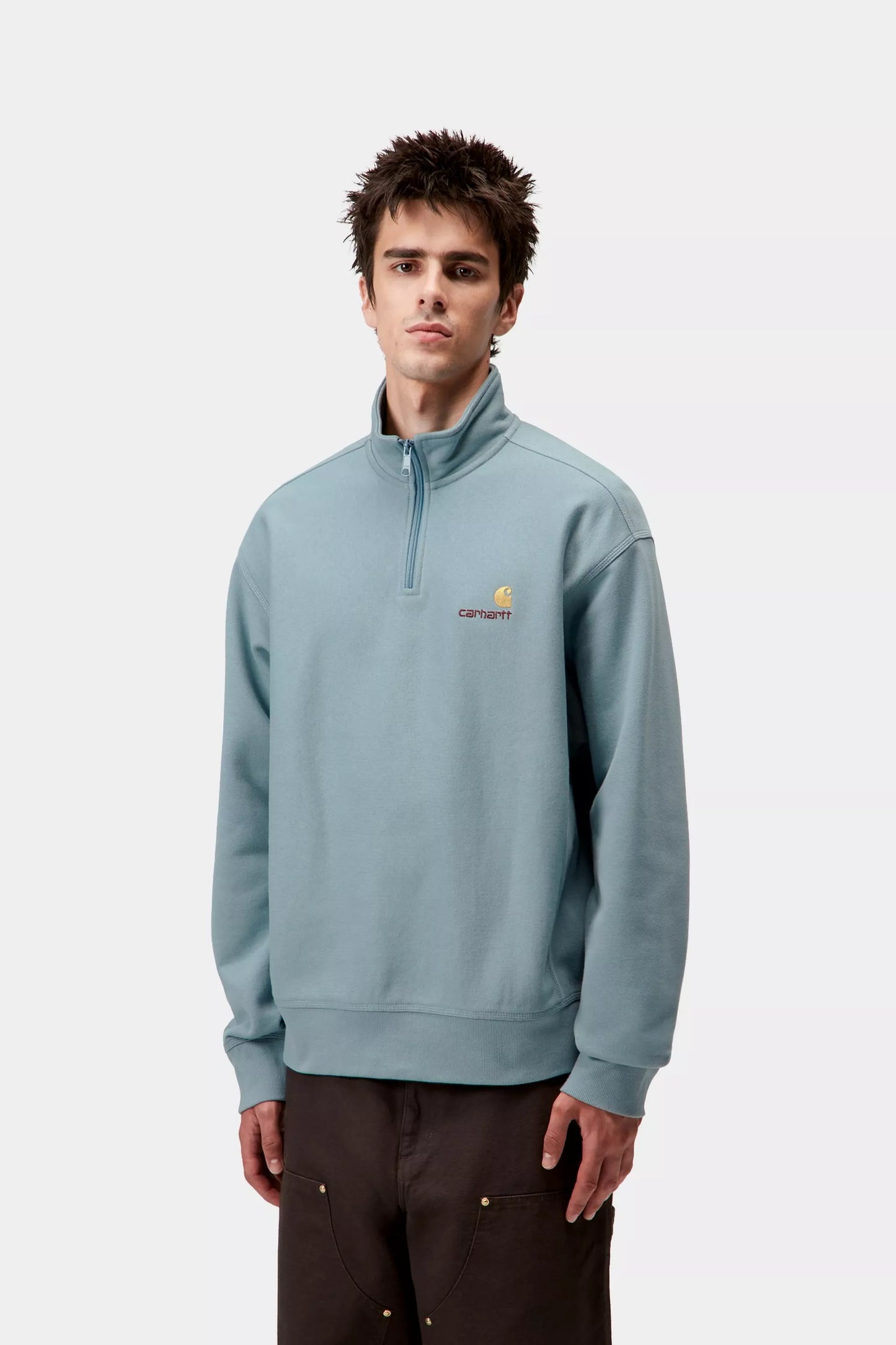 Half Zip American Script Sweatshirt
