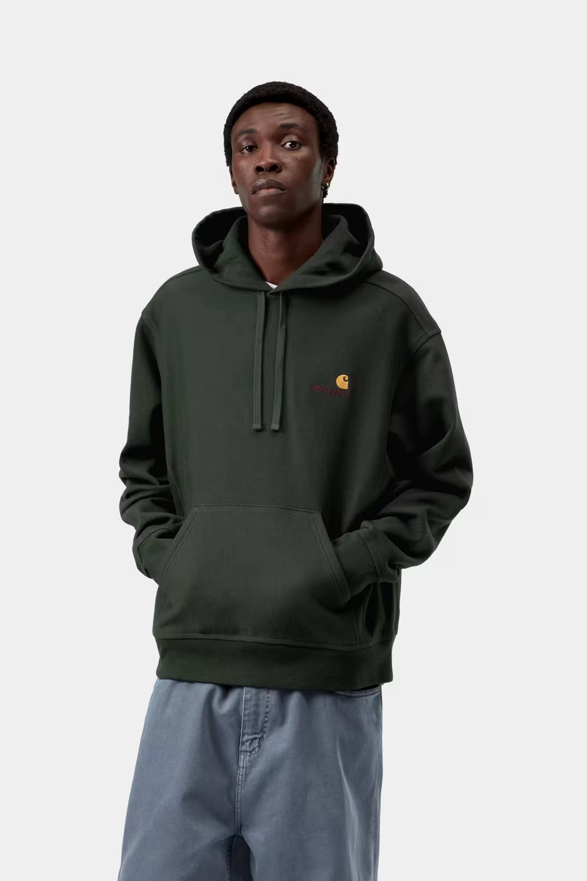 Carhartt WIP Hooded American Script - Raven