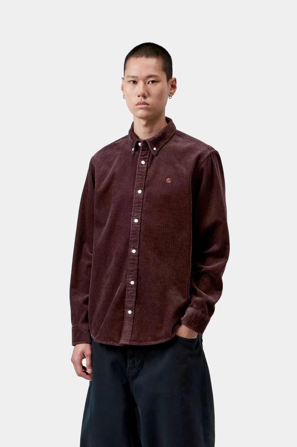 Carhartt WIP Madison Cord Shirt - Amarone