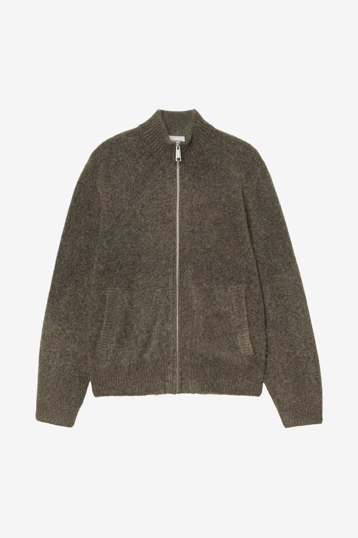Carhartt WIP Curtis Sweater Jacket - Tangled Shungite