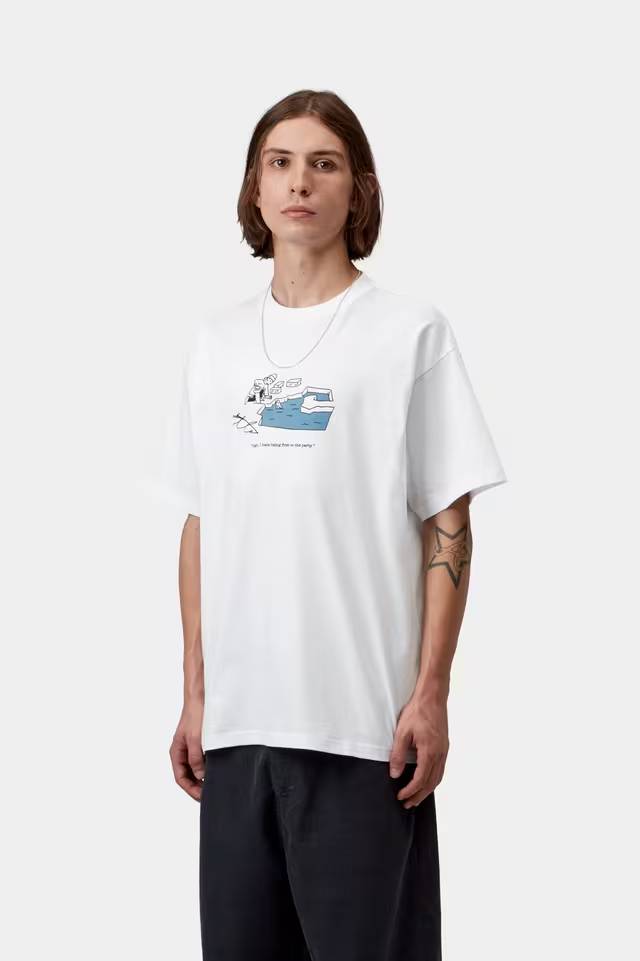 Carhartt WIP Ice Fishing T-Shirt – White