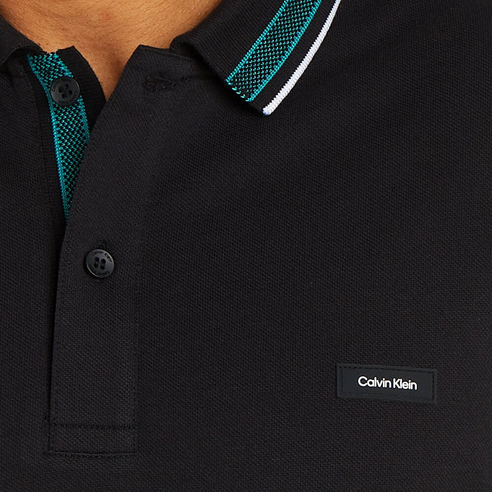 Calvin Klein Mens Stretched Tipped Polo Shirt