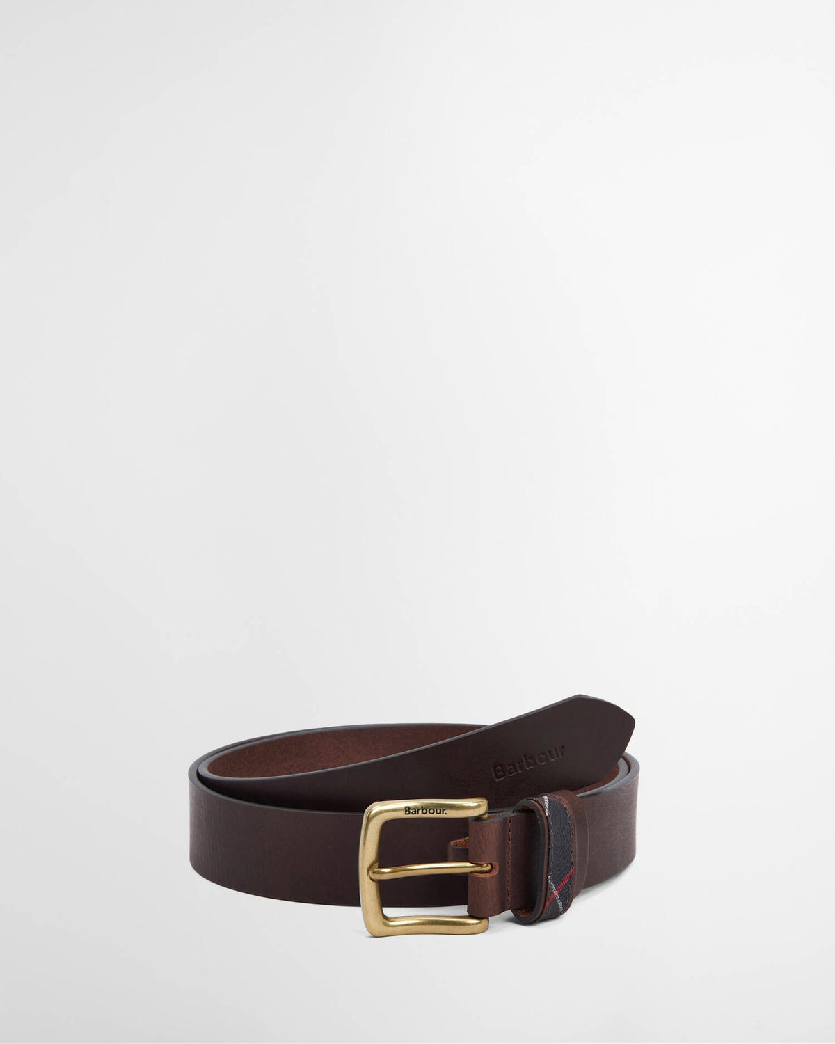 Barbour Esk Leather Belt - Classic Brown