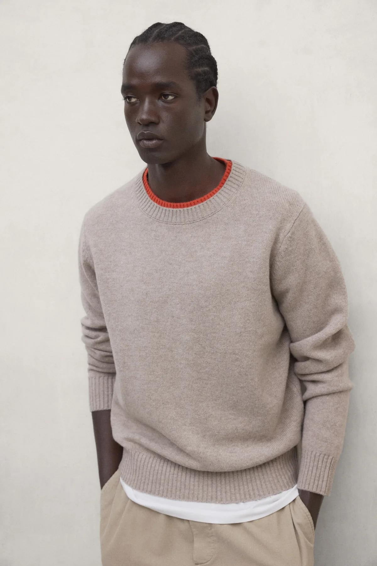 Ecoalf Marula Recycled Wool Sweater - Sand